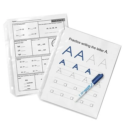 Cheap ⭐ Avery® Sheet Protectors Avery Easy Load Heavyweight Sheet Protectors, 8.5" X 11", Diamond Clear, 50/Box (74106) 🔥 3 Cheap ⭐ Avery® Sheet Protectors Avery Easy Load Heavyweight Sheet Protectors, 8.5" X 11", Diamond Clear, 50/Box (74106) 🔥 - Image 3