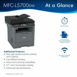 Hot Sale 🧨 Printers Brother MFC-L5700DW USB, Wireless, Network Ready Black & White Laser All-In-One Printer 😀 -legal paper Store unnamed file 3637