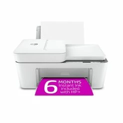 Outlet 💯 Printers HP DeskJet 4155e Wireless Color All-in-One Printer Includes 6 Months Of FREE Ink With HP+ (26Q90A) ✨