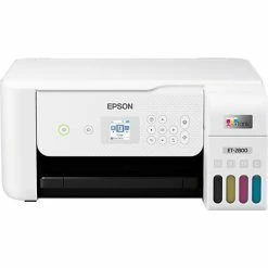 Cheap 😀 Printers Epson EcoTank ET-2800 Wireless Color All-In-One Inkjet Printer (C11CJ66202) 🔔