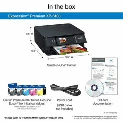 Flash Sale 🛒 Printers Epson Expression Premium XP-6100 Wireless Color Inkjet Small-In-One Printer 🔔 -legal paper Store unnamed file 3789