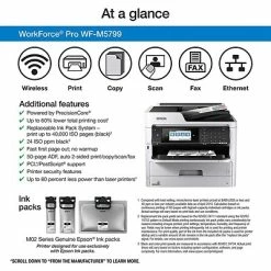 Coupon ⭐ Printers Epson WorkForce Pro WF-M5799 Wireless Black & White Inkjet All-In-One Printer (C11CG04201) 😍 -legal paper Store unnamed file 3796