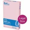 Hot Sale 🎉 Quill Brand® 30% Recycled Multipurpose Colored Paper, 20 Lbs., 8.5" X 14", Pink, 500 Sheets/Ream (720581) 🎁