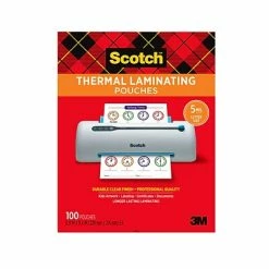 New ✨ Laminating Supplies Scotch™ Thermal Laminating Pouches, Letter Size, 100 Pouches (TP5854-100) 🥰