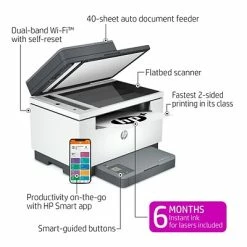 Budget 🥰 Printers HP LaserJet MFP M234sdwe Wireless Black & White Printer Includes 6 Months Of FREE Toner With HP+ (6GX01E) 😀 -legal paper Store unnamed file 3974
