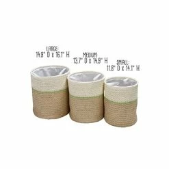 Buy 🛒 Decorative Baskets, Bowls And Boxes Honey-Can-Do Small Nesting Baskets With Handles, Green/White, 3/Set (STO-09534) 🛒 -legal paper Store unnamed file 3992