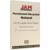 Best Pirce 🔔 Jam® Parchment Recycled Cover Cardstock JAM Paper® Recycled Parchment Colored Paper, 24 Lbs., 8.5" X 14", Natural, 500 Sheets/Ream (17132137B) 😀 -legal paper Store unnamed file 403