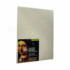 Coupon 👍 Paint Supplies Ampersand The Artist Panel Canvas Texture Flat Profile 11 In. X 14 In. 3/8 In. [Pack Of 2] (2PK-AP9M1114) 👍