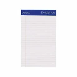 Outlet ✔️ Ampad® Evidence Legal Ruled Pads Ampad Notepads, 5" X 8", College, White, 50 Sheets/Pad, 12 Pads/Pack (TOP20-304) 👏