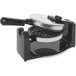 Flash Sale ❤️ Restaurant Appliances Salton WM1082 7" Belgian Waffle Maker, Stainless Steel 🧨
