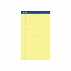 Coupon 🌟 Ampad Notepads, 8.5" X 14", Wide Ruled, Canary, 50 Sheets/Pad, 12 Pads/Pack (TOP 20-230) 🔥