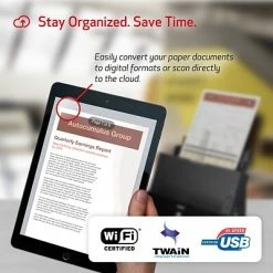 New ⌛ Scanners Canon ImageFORMULA DR-C225W II Office Document Scanner, Black 💯 -legal paper Store unnamed file 4274