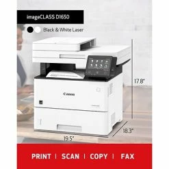 New ✔️ Printers Canon imageCLASS D1650 Wireless Monochrome Laser Multifunction Printer (2223C023) 😉 -legal paper Store unnamed file 4283
