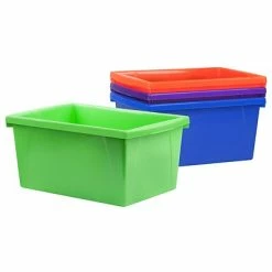 Budget 🤩 Storage Bins & Totes Storex 22 Quart Storage Bins, Assorted Colors, 6/Carton (STX61515U06C) 👍