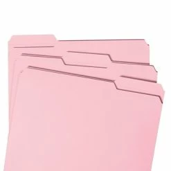Discount 🎉 Smead Reinforced Top Tab Colored File Folders, Letter, Pink, 100/Box (12634) ⌛ -legal paper Store unnamed file 4299