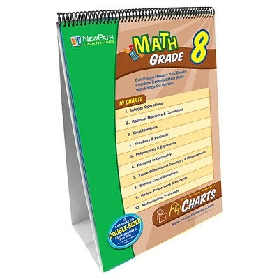 Promo 🥰 Wall & Flip Charts New Path Learning® Math Curriculum Mastery® Flip Chart Set, Math, Grades 8 🛒 2 Promo 🥰 Wall & Flip Charts New Path Learning® Math Curriculum Mastery® Flip Chart Set, Math, Grades 8 🛒