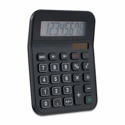 Promo 👍 Basic Calculators Staples 8-Digit Solar And Battery Basic Calculator, Black (ST230-CC) 👍