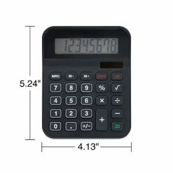 Promo 👍 Basic Calculators Staples 8-Digit Solar And Battery Basic Calculator, Black (ST230-CC) 👍 -legal paper Store unnamed file 4402
