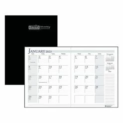 Best reviews of 🛒 Planners & Personal Organizers 2023 House Of Doolittle 8.5" X 11" Monthly Appointment Planner, Black (26002-23) 💯