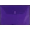 Top 10 🔥 File Pockets & Jackets JAM Paper® Plastic Envelopes With Hook & Loop Closure, Legal Booklet, 9.5" X 14 3/8", Purple Poly, 12/pack (235827779) 👏