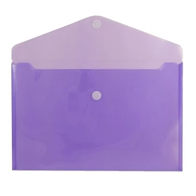 Top 10 🔥 File Pockets & Jackets JAM Paper® Plastic Envelopes With Hook & Loop Closure, Legal Booklet, 9.5" X 14 3/8", Purple Poly, 12/pack (235827779) 👏 6 Top 10 🔥 File Pockets & Jackets JAM Paper® Plastic Envelopes With Hook & Loop Closure, Legal Booklet, 9.5" X 14 3/8", Purple Poly, 12/pack (235827779) 👏 - Image 5