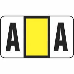 Hot Sale 🎁 Alpha Labels Medical Arts Press® POS® Systems Compatible 3300 Series Alpha Sheet Labels; "A" 😀