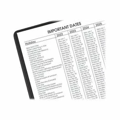 Promo 💯 Planners & Personal Organizers 2022-2023 AT-A-GLANCE 5" X 8" Academic Weekly Appointment Book, Black (70-101-05-23) 😀 -legal paper Store unnamed file 4649