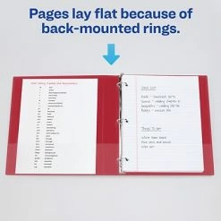 Hot Sale ✨ Binders Avery Standard 3" 3-Ring Non-View Binder, Red (27204) ✔️ -legal paper Store unnamed file 4676