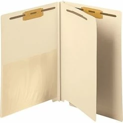 Best Sale ✔️ Medical Arts Press® End-Tab Manila Classification Folders; 1 Divider With Poly Pocket 💯