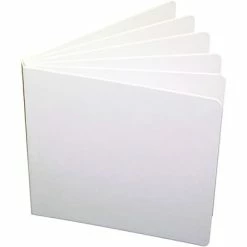 New 😀 Drafting Supplies Ashley Hardcover Blank Book - Large Portrait, 8.5" X 11", White, Each (ASH10705) 🤩