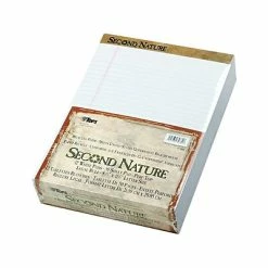 New 🤩 Tops® Second Nature® Recycled Legal Pads TOPS Second Nature Notepads, 8.5" X 11.75", Legal-Ruled, White, 50 Sheets/Pad, 12 Pads/Pack (74880) 💯