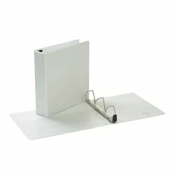 Cheapest 👏 Binders Quill Brand® Heavy Duty 2" 3 Ring View Binder, Easy Open D Rings, White (74202WE) 🔥 -legal paper Store unnamed file 4717