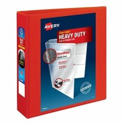 Wholesale 🥰 Binders Avery Heavy-Duty 2" 3-Ring View Binder, Red (79225) 🧨