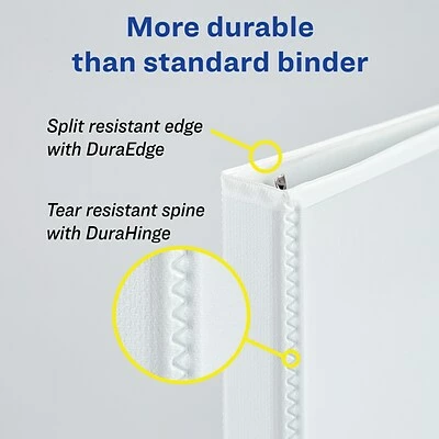 Wholesale 🥰 Binders Avery Heavy-Duty 2" 3-Ring View Binder, Red (79225) 🧨 6 Wholesale 🥰 Binders Avery Heavy-Duty 2" 3-Ring View Binder, Red (79225) 🧨 - Image 4