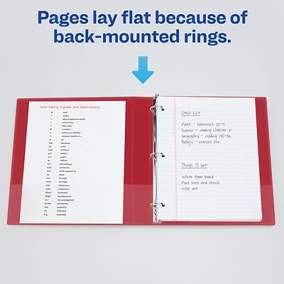 Wholesale 🥰 Binders Avery Heavy-Duty 2" 3-Ring View Binder, Red (79225) 🧨 10 Wholesale 🥰 Binders Avery Heavy-Duty 2" 3-Ring View Binder, Red (79225) 🧨 - Image 8