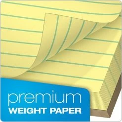 Budget 🎉 Scratch Pads Tops Docket Gold Notepads, 8.5" X 14", Canary, 50 Sheets/Pad, 12 Pads/Pack (63980) 🌟 -legal paper Store unnamed file 476