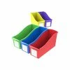 New ✔️ Storage Bins & Totes Storex Storage Bins, Assorted Colors, 5/Carton (70105U06C) 🥰