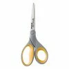 Buy 🎁 Scissors Westcott Titanium Bonded 8" Titanium Multi-Purpose/Heavy Duty Scissor, Pointed Tip, Gray/Yellow, 3/Pack (17532) 🌟