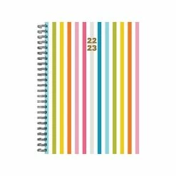 Top 10 😀 Planners & Personal Organizers 2022-2023 Willow Creek Happy Stripe 6.5" X 8.5" Academic Weekly & Monthly Planner, Multicolor (23297) 🥰