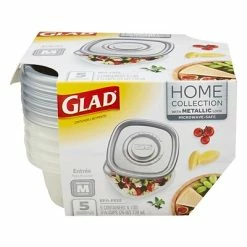 Best reviews of 🎉 Food Storage & Containers Glad Home Collection Containers, 25 Oz., 5/Pack (79067) 🎁
