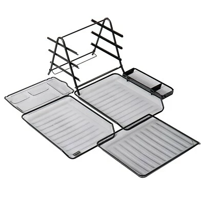 Hot Sale 🎁 Desktop Organizers Mind Reader Census Steel Letter Holder, Black (3TFILE-BLK) 🔔 9 Hot Sale 🎁 Desktop Organizers Mind Reader Census Steel Letter Holder, Black (3TFILE-BLK) 🔔 - Image 7