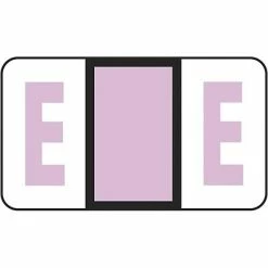 New 🤩 Alpha Labels Medical Arts Press® POS® Systems Compatible 3300 Series Alpha Sheet Labels; "E" 😍