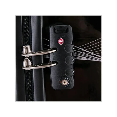 Best Pirce 🎁 All Luggage InUSA Prints ABS/PC 4-Wheel Spinner Luggage Set, Black Butterfly (IUAPCSML-BBU) 🔔 9 Best Pirce 🎁 All Luggage InUSA Prints ABS/PC 4-Wheel Spinner Luggage Set, Black Butterfly (IUAPCSML-BBU) 🔔 - Image 8