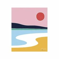 Hot Sale 🥰 Planners & Personal Organizers 2023 TF Publishing Follow The Sunset 9" X 11" Monthly Planner, Multicolor (LMO-23-4706) 🧨