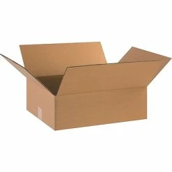 Outlet 🌟 The Packaging Wholesalers Corrugated Boxes; 18" Length 18" X 14" X 6" Shipping Boxes, 32 ECT, Brown, 25/Bundle (18146) 🛒