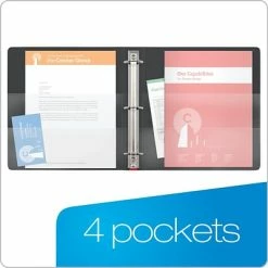 Buy 🔥 Binders Cardinal Premier ClearVue 2" 3-Ring View Binder, Black (11121) 🎁 -legal paper Store unnamed file 5066