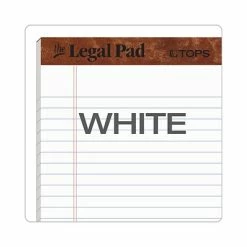 Buy 🔥 TOPS Legal Junior Notepads, 5" X 8", Narrow, White, 50 Sheets/Pad, 12 Pads/Pack (TOP 7500) 🔔 -legal paper Store unnamed file 507