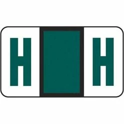 Hot Sale 🔥 Alpha Labels Medical Arts Press® POS® Systems Compatible 3300 Series Alpha Sheet Labels; "H" 🔥
