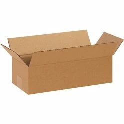 Best Sale ✔️ Quill Brand Corrugated Boxes; 14" Length 14" X 4" X 4" Shipping Boxes, 32 ECT, Brown, 25/Bundle (1444) 😍
