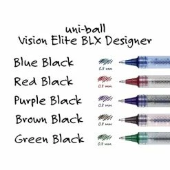 Brand new 🤩 Uniball Vision Elite BLX Designer Rollerball Pens, Bold Point ,0.8mm, Assorted Ink, 4/Pack (1858842) ✨ 15 Brand new 🤩 Uniball Vision Elite BLX Designer Rollerball Pens, Bold Point ,0.8mm, Assorted Ink, 4/Pack (1858842) ✨ -legal paper Store unnamed file 5119